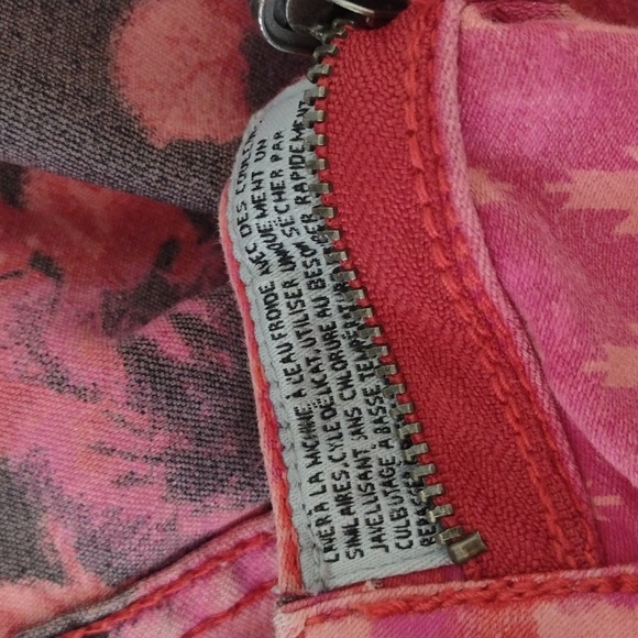 Flip Side Pink Low Rise Reversible Skinny Jeans Size 5 - Picture 11 of 16